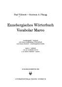 Tapa de Ennebergisches Wörterbuch