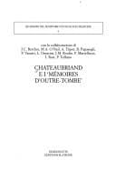 Tapa de Chateaubriand e i "Mémoires d'outre-tombe"
