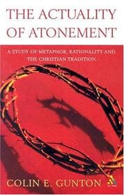 Tapa de The actuality of atonement