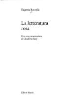 Tapa de La letteratura rosa