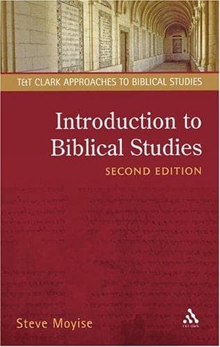 Tapa de Introduction to biblical studies
