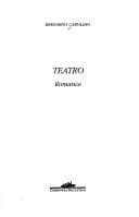 Tapa de Teatro