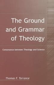 Tapa de Ground and Grammar of Theology