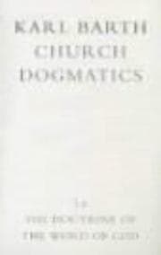 Tapa de Church Dogmatics Vol. 1, Pt. 2