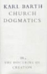 Tapa de Church dogmatics