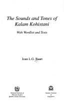 Tapa de The sounds and tones of Kalam Kohistani