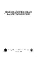 Tapa de Pemberdayaan birokrasi dalam pembangunan