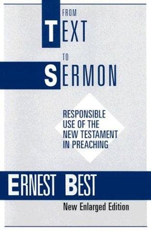 Tapa de From Text to Sermon