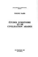 Tapa de Études d'histoire et de civilisation arabes