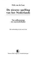 Tapa de De nieuwe spelling van het Nederlands