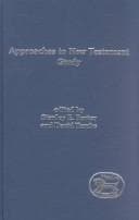 Tapa de Approaches to New Testament study