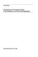 Tapa de Die Deutschen im Russischen Reich, in der Sowjetunion und ihren Nachfolgestaaten