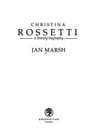 Tapa de Christina Rossetti