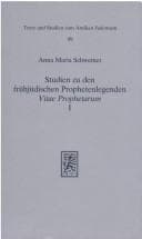 Tapa de Studien zu den frühjüdischen Prophetenlegenden Vitae prophetarum