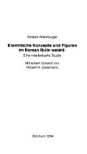 Tapa de Eremitische Konzepte und Figuren im Roman Rulin waishi