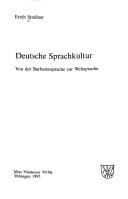 Tapa de Deutsche Sprachkultur