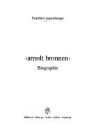 Tapa de Arnolt Bronnen