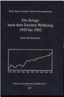 Tapa de Die Kriege nach dem Zweiten Weltkrieg, 1945 bis 1992