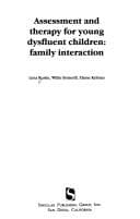 Tapa de Assessment and therapy for young dysfluent children