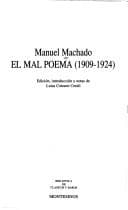 Tapa de El mal poema, 1909-1924