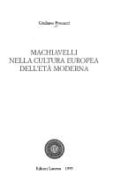 Tapa de Machiavelli nella cultura europea dell'età moderna