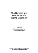 Tapa de The running and maintenance of marine machinery