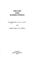 Tapa de The law and elderly people