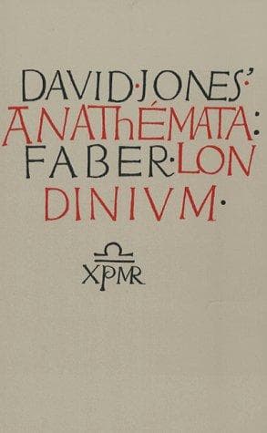 Tapa de The anathemata