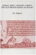 Tapa de Animal body, literary corpus