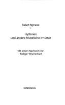 Tapa de Hysterien und andere historische Irrtümer