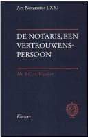 Tapa de De notaris, een vertrouwenspersoon