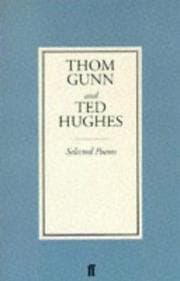 Tapa de Thom Gunn and Ted Hughes - Selected Poems