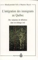 Tapa de L' intégration des immigrants au Québec