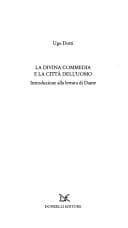 Tapa de La Divina commedia e la città dell'uomo