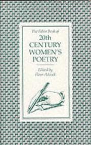 Tapa de The Faber book of 20th century women's poetry