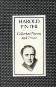 Tapa de Collected Poems and Prose (Pinter Poetry)