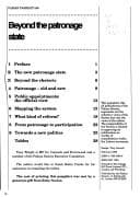 Tapa de Beyond the patronage state