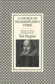 Tapa de A Choice of Verse