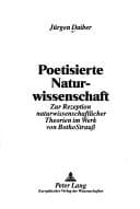 Tapa de Poetisierte Naturwissenschaft