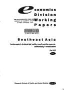 Tapa de Indonesia's industrial policy and performance