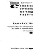 Tapa de An analysis of Papua New Guinea's medium term strategy for sustainable growth
