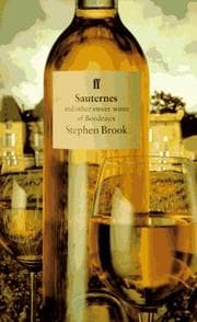 Tapa de Sauternes and Other Sweet Wines of Bordeaux