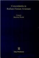 Tapa de Concordantia in Rufium Festum Avienum