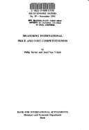 Tapa de Measuring international price and cost competitiveness