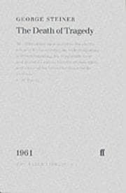 Tapa de The Death of Tragedy (Faber Library)