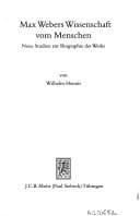 Tapa de Max Weber's Wissenschaft vom Menschen