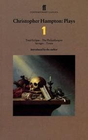 Tapa de Christopher Hampton:  Plays 1