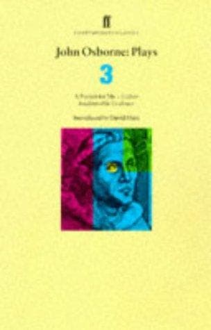 Tapa de John Osborne Plays Three