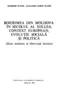Tapa de Boierimea din Moldova în secolul al XIX-lea