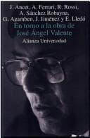 Tapa de En torno a la obra de José Angel Valente